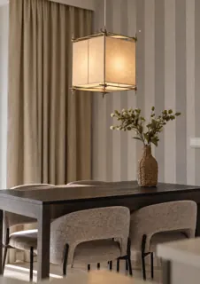 Customer photo of Living Room Floor Lamp with Fabric Shade, E12 Base, Table Lamp and Pendant Options