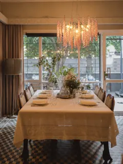Customer photo of Pink Chandelier Light, 22.8-Inch Acrylic Prism Fringe with Chrome Frame for Dining Rooms and Bedrooms