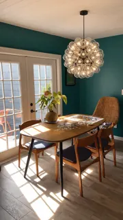 Customer photo of Bubble Glass Chandelier for Dining Rooms: Bubble Chandelier Globes, Glass Globe Chandelier, Glass Globe Hanging Light, Glass Ball Chandelier
