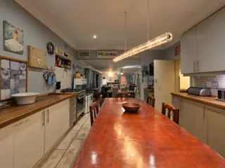 Customer photo of Linear Dining Chandelier, Modern Linear Chandelier in Blown Glass for Over the Table, 48.9–98 Inches
