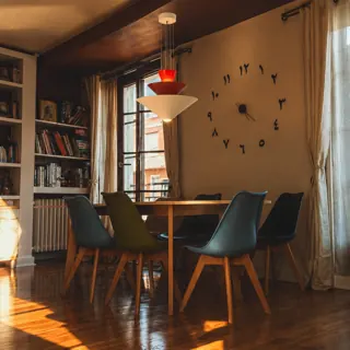 Customer photo of Kitchen Island Pendant Light, Three-Tier Sculptural Design for Dining Rooms with Hardwired Installation