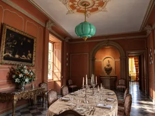 Customer photo of Pendant Light Globes, Glass Hanging Lights, Green Glass Pendant Light for Dining Table with Antique Brass, 15 in Shade