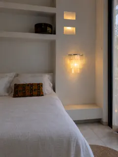 Customer photo of Coastal Wall Sconce Lighting with Capiz Shell Sconce Light, Nautical Wall Lights Indoor, Coastal Sconces Indoor, Beachy Sconces